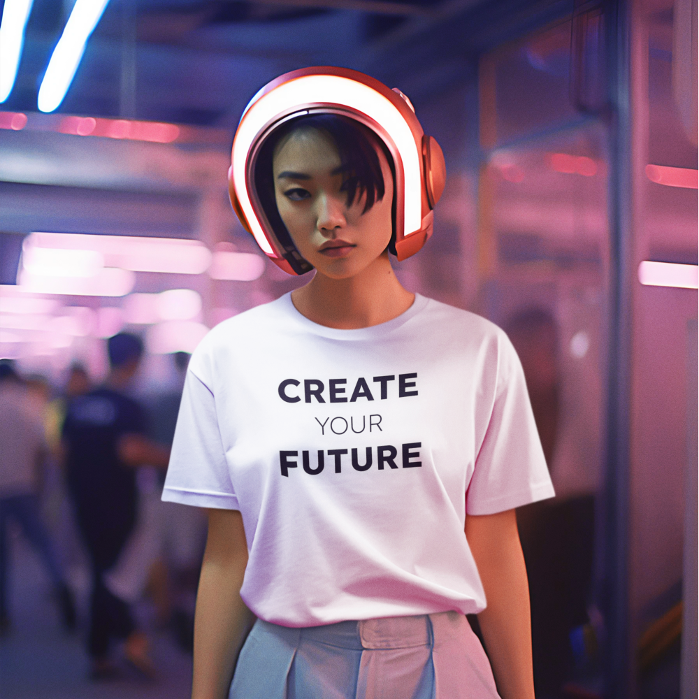 Create Your Future – Motivational Typography T-Shirt