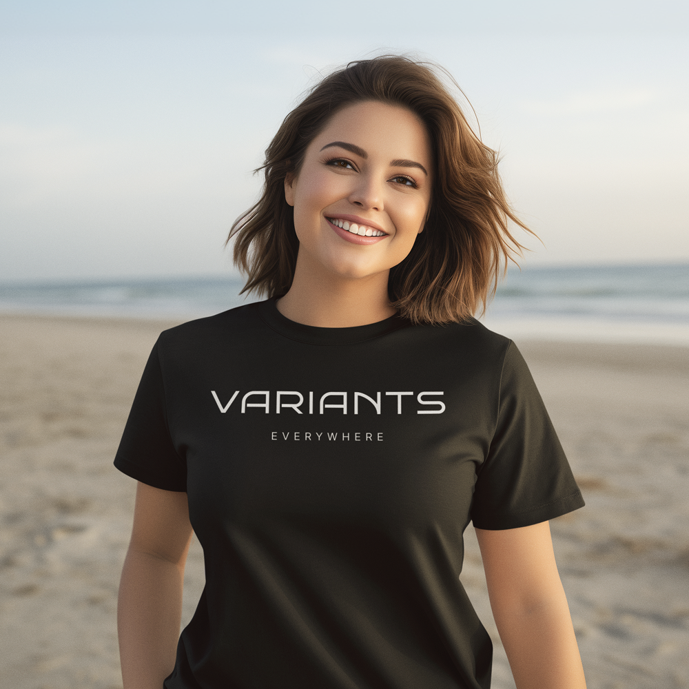 Variants Everywhere – Classic Black Tee